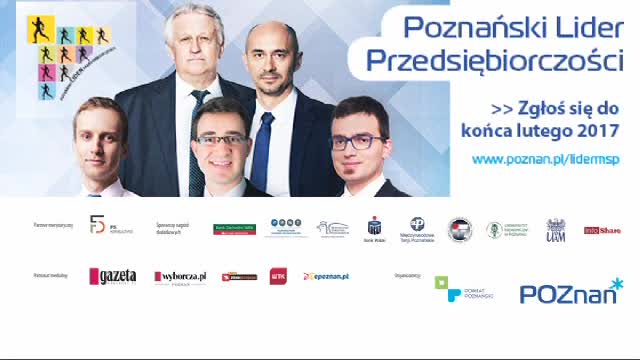 Zostań Poznańskim Liderem Przedsiębiorczości w XIV edycji Konkursu!
