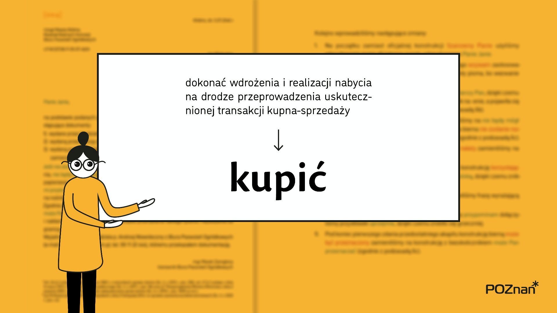 The picture is about plain language project in Poznań City Hall. - grafika artykułu