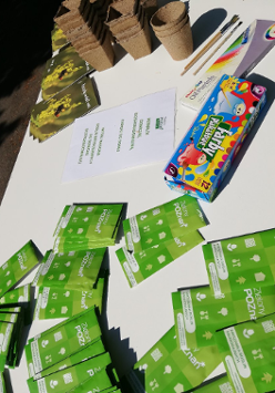 akcje edukacyjne z koncertem "Zieloni od 30 lat - jubileusz z klimatem" w ramach Akademii Zielony Poznań*, przed Palmiarnią Poznańską w Parku Wilsona