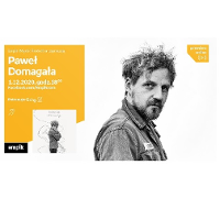 Po lewej podstawowe informacje o spotkaniu. Po prawej Paweł Domagała.