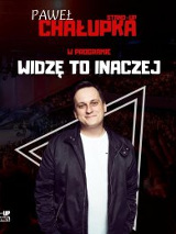 Baner promujący wydarzenie. Nazwa wydarzenia i zdjęcie artysty.