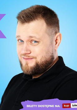 Baner promujący wydarzenie. Nazwa wydarzenia i zdjęcie artysty.