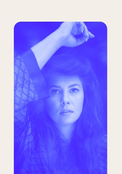 Baner promujący wydarzenie. Nazwa wydarzenia, data i zdjęcie Artystki.