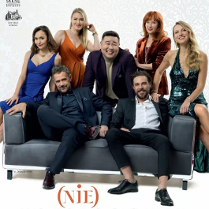 Baner promujący wydarzenie. Nazwa wydarzenia i zdjęcie artystów.