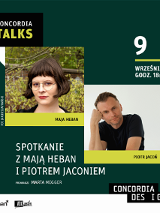 Baner promujący wydarzenie. Nazwa wydarzenia, data i zdjęcie Artystów.