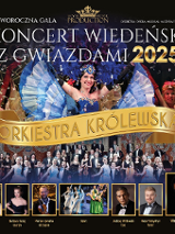 Baner promujący wydarzenie. Nazwa wydarzenia i zdjęcie artystów.