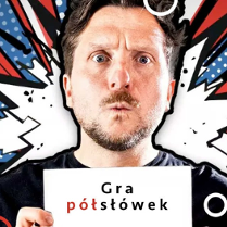 Baner promujący wydarzenie. Nazwa wydarzenia i zdjęcie artysty.