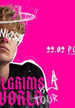 Baner promujący wydarzenie. Nazwa wydarzenia, data i zdjęcie Artysty.