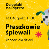 Baner promujący wydarzenie. Nazwa wydarzenia, data i zdjęcie Artystów.