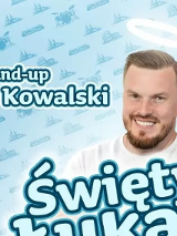 Baner promujący wydarzenie. Nazwa wydarzenia i zdjęcie artysty.