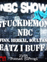 Baner promujący wydarzenie. Nazwa wydarzenia, data i zdjęcie Artystów.