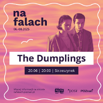 Baner promujący wydarzenie. Nazwa wydarzenia, data i zdjęcie Artystów.