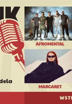 Baner promujący wydarzenie. Nazwa wydarzenia, data i zdjęcie Artystów.