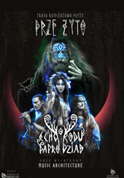 Baner promujący wydarzenie. Nazwa wydarzenia, data i zdjęcie Artystów.