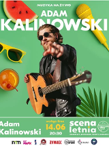 Baner promujący wydarzenie. Nazwa wydarzenia, data i zdjęcie Artysty.