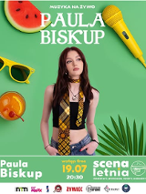 Baner promujący wydarzenie. Nazwa wydarzenia, data i zdjęcie Artystki.