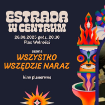 Baner promujący wydarzenie. Nazwa wydarzenia i data.