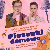 Baner promujący wydarzenie. Nazwa wydarzenia i zdjęcie artystki.