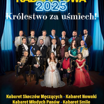 Baner promujący wydarzenie. Nazwa wydarzenia i zdjęcie artystów.