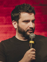 Baner promujący wydarzenie. Nazwa wydarzenia, data i zdjęcie Artysty.