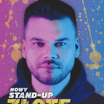 Baner promujący wydarzenie. Nazwa wydarzenia i zdjęcie artysty.