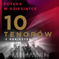 Baner promujący wydarzenie. Nazwa wydarzenia i zdjęcie artystów.