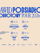 Baner promujący wydarzenie. Nazwa wydarzenia, data i zdjęcie Artysty.