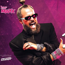 Baner promujący wydarzenie. Nazwa wydarzenia, data i zdjęcie Artysty.