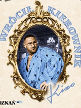 Baner promujący wydarzenie. Nazwa wydarzenia, data i zdjęcie Artysty.