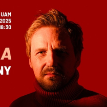 Baner promujący wydarzenie. Nazwa wydarzenia, data i zdjęcie Artysty.