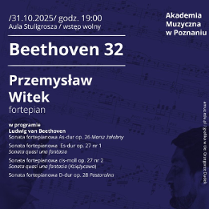 Baner promujący wydarzenie. Nazwa wydarzenia, data i zdjęcie Artysty.