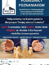 Drewniane figurki ludzi. W tle rozłożone ręce mężczyzny w garniturze. Szczegółowe informacje z plakatu w treści artykułu.