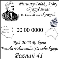 Na grafice okolicznościowy datownik.