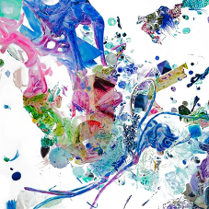 Na grafice jedna z prac na wystawie.