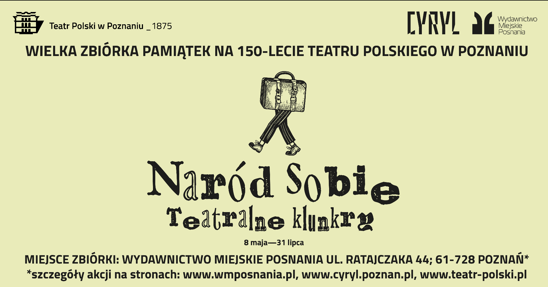 Naród sobie: Teatralne klunkry Grafika promująca akcję