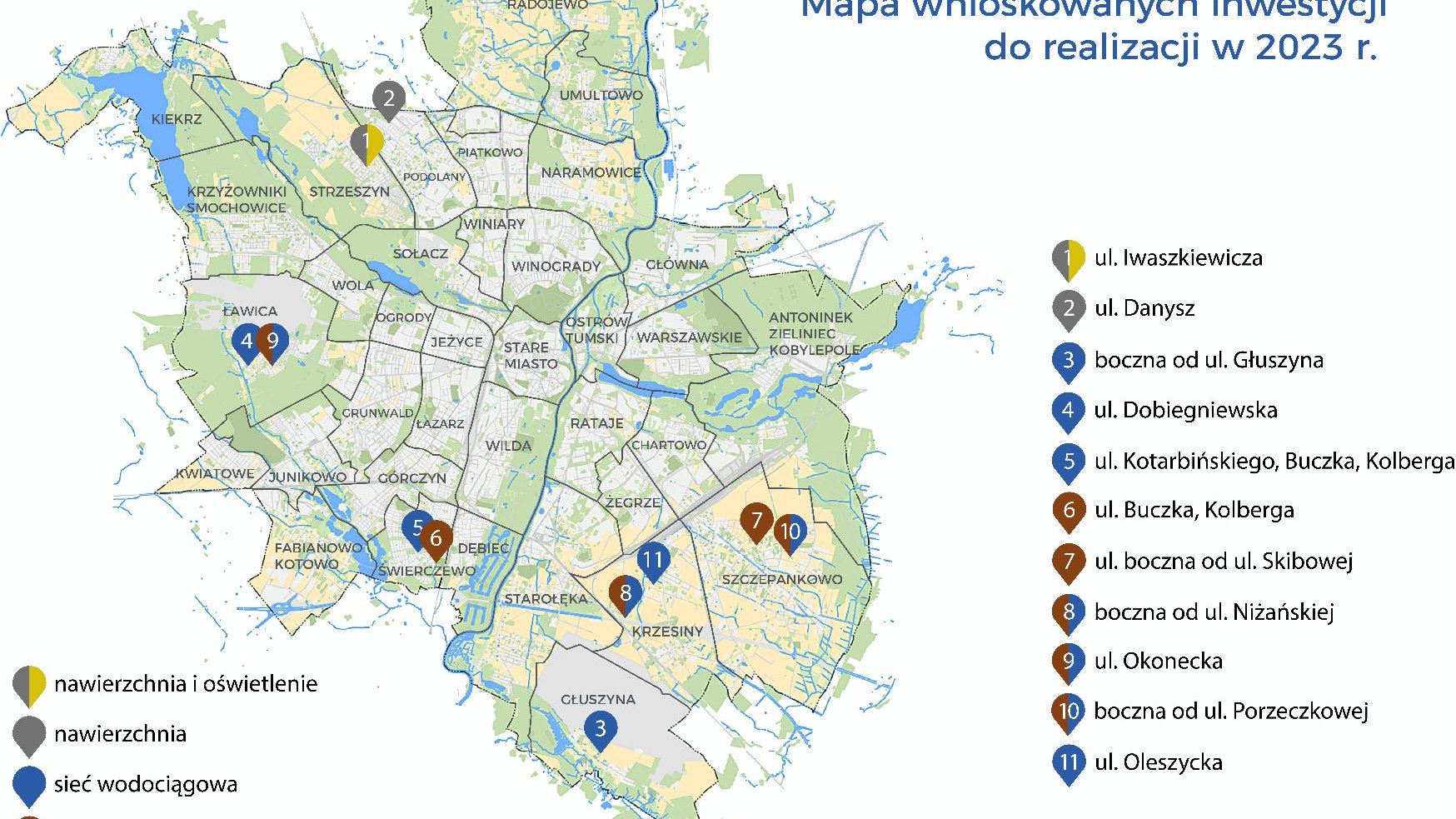 Inwestycje lokalne realizowane w 2023 r.