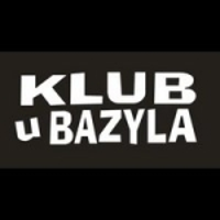 Na czarnym tle logo lokalu "Klub u Bazyla".