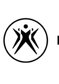 Czarno-biały logotyp Polskiego Teatru Tańca