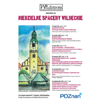 Rysunek kościoła na Wildzie. Informacje z plakatu zawarte w treści artykułu.