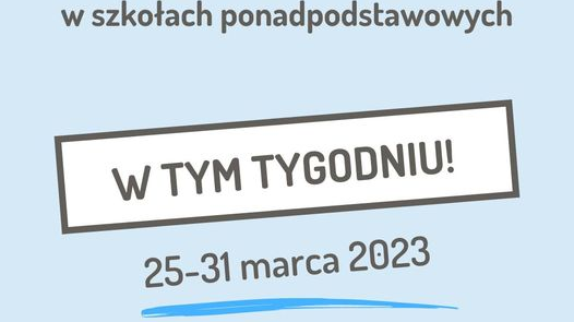 Drzwi otwarte w poznańskich szkołach ponadpodstawowych