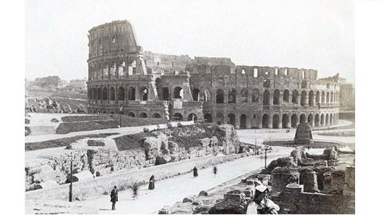 Archiwalne zdjęcie Koloseum - grafika artykułu