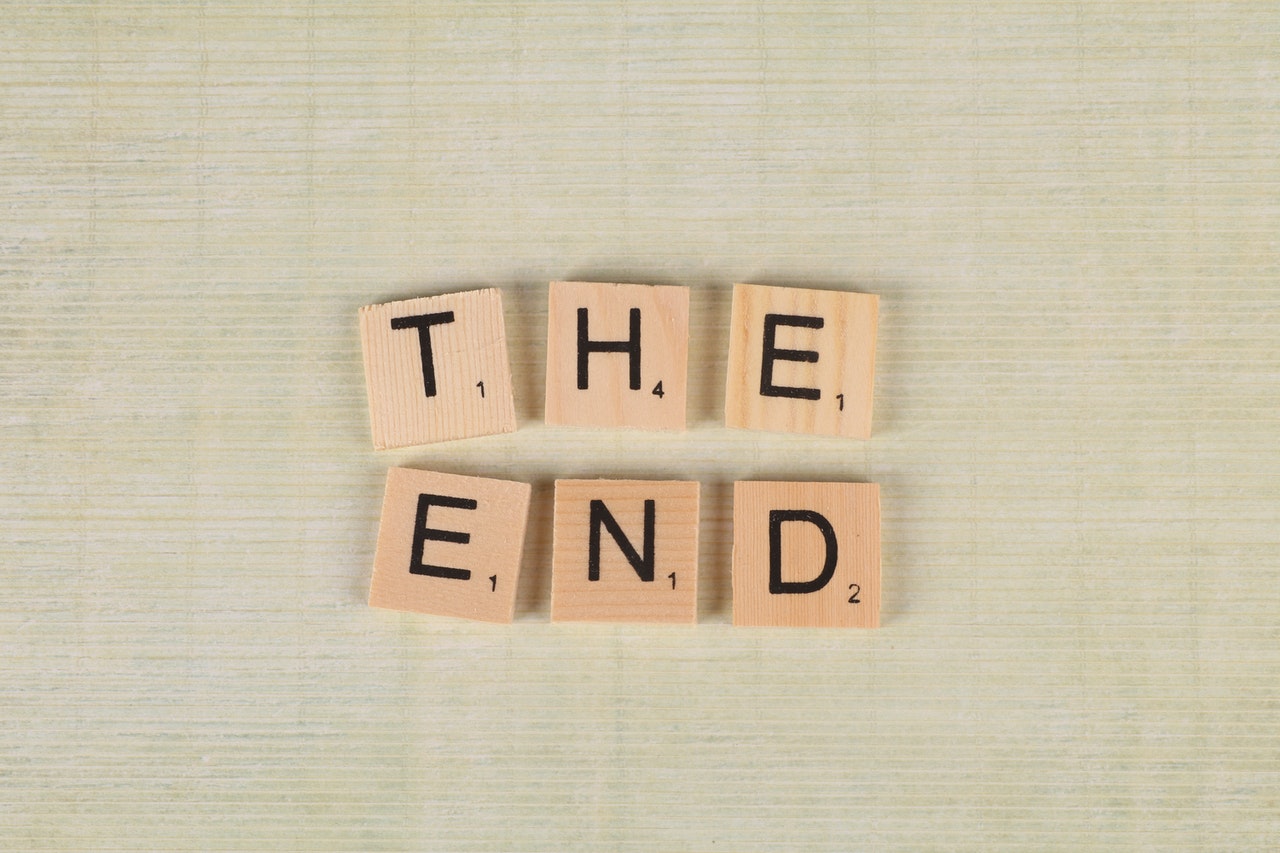 Napis "THE END" - grafika artykułu