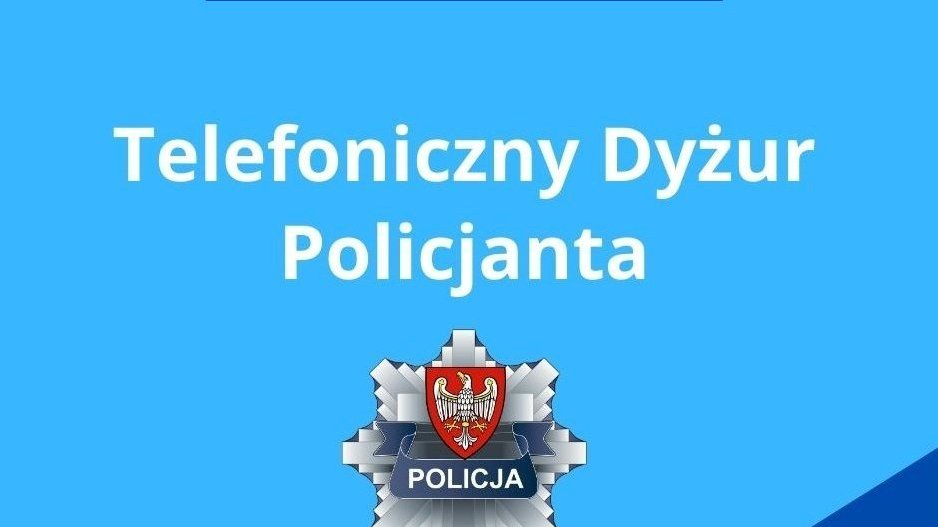 na niebieskim tle symbol policji - grafika artykułu