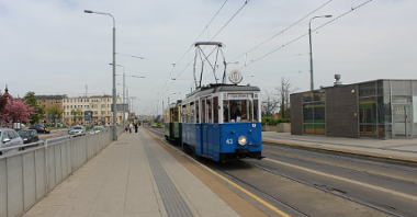 Historyczny tramwaj 4N1+ND z Krakowa