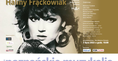 Poznańskie Muzykalia - plakat ze zdjęciem Haliny Frąckowiak