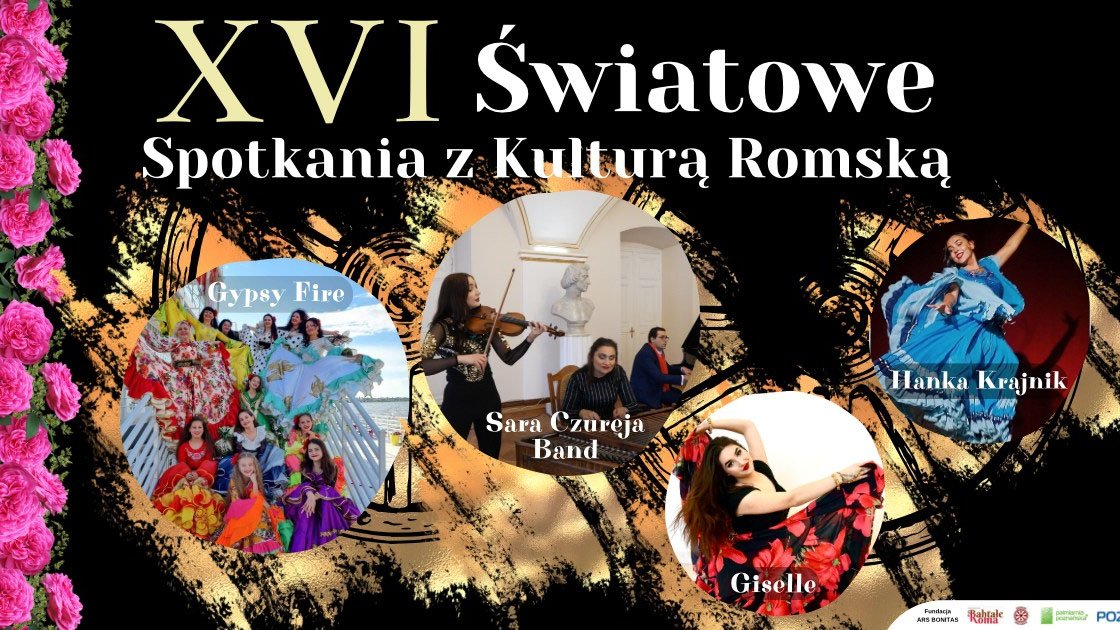 Hanna Krajnik i Giselle w pozach tanecznych. Sara Czureja Band przy instrumentach. Gypsy Fire na molo. - grafika artykułu