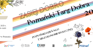 Grafika z plakatem Poznańskiego Targu Dobra