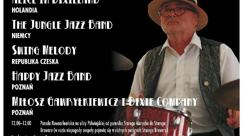 Plakat festiwalowy wydarzenia. Szczegóły wydarzenia znajdują się w treści artykułu.