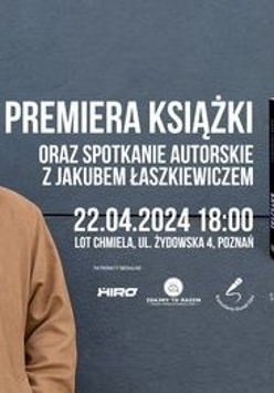 profilowe zdjęcie młodego autora po lewej i okladka ksiązki po prawej