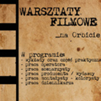 plakat - motyw kliszy filmowej